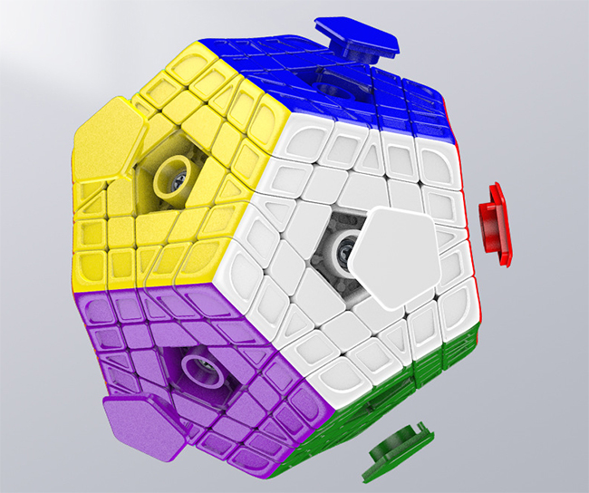 YuXin Huanglong Gigaminx Dodecahedron Cube Stickerless